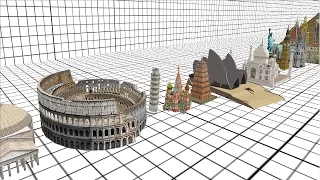 Architecture Size Comparison 3D