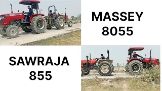 Tractor tochan massey 8055 v%s sawraja 855 tochan