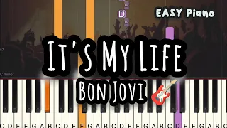 Bon Jovi - It's My Life (Easy Piano, Piano Tutorial) Sheet