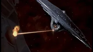 Enterprise E vs Son'a flagship