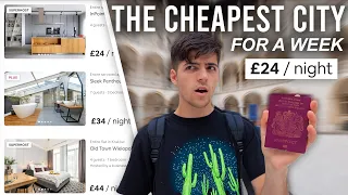 I Lived in Cheapest City for a WEEK! (Europe)