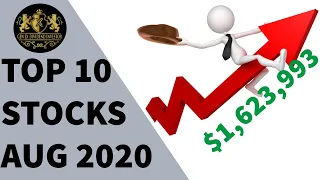 Top 10 Stocks August 2020