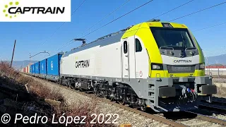 428- Primera circulacion Captrain Euro 6000 serie 256 por Miranda de Ebro