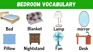 bedroom vocabulary | English vocabulary | listen and practice #englishvocabulary