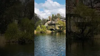 A spooky Creepy Abandoned house in lake!#shorts