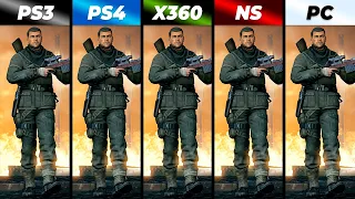 Sniper Elite V2 | PS3 vs PS4 vs PC vs Xbox 360 vs Nintendo Switch | Graphics Comparison