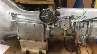 MGB overdrive transmission bench test