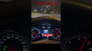 Mercedes benz cla 200d 0-100 Acceleration