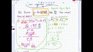 IB AA SL 2 more derivative examples with all rules