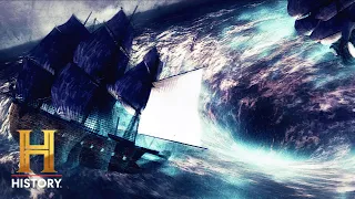 OCEAN VORTEX SWALLOWS FLEET OF SHIPS | The Bermuda Triangle: Into Cursed Waters (Season 1)