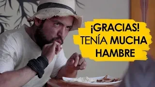 Brindó un plato de comida a un mendigo y este dio una lección a todos