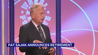 Pat Sajak announces retirement