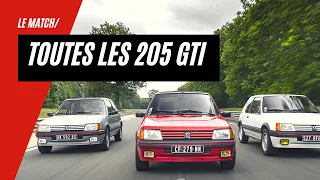 ⚡ Peugeot 205 GTI 1.6 et 1.9 : le match de toutes les versions de la youngtimer star