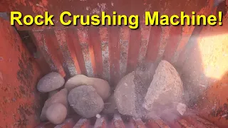 Jaw Crusher - Rock Crushing Machine - Crushing Rocks, Concrete, & Demolition Debris