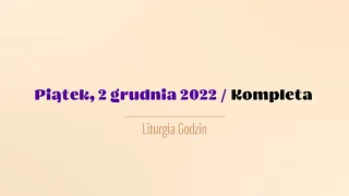 #Kompleta | 2 grudnia 2022