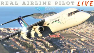 The BEST Regional Jet in #msfs2020 | Real Airline Captain | Nelson - Christchurch NZ | #justflight