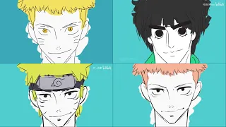 Jujutsu Kaisen ED Lost in Paradise Naruto ver. COMPILATION & COMPARISON