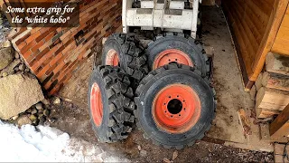 Buying and installing new tires for the bobcat