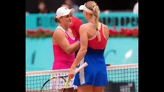 Ashleigh Barty vs. Caroline Wozniacki | 2018 Mutua Madrid Open Second Round | WTA Highlights