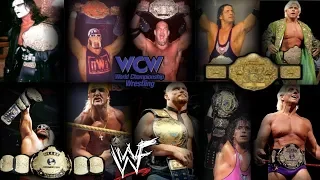 Full List Of WWF & WCW World Champions [1991-2001]