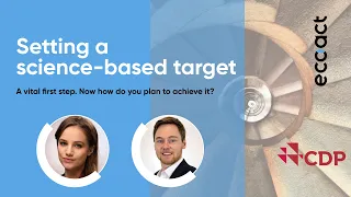 Setting a science-based target (SBT) Webinar in partnership with CDP