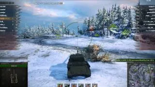 ИСУ-152 тащит бой практически с дна