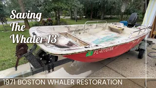 1971 Boston Whaler 13 total restoration - Part 1