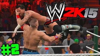 WWE 2K15 SHOWCASE : Let's play #2 [FACECAM] - John Cena vs. CM Punk !! HD