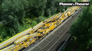 170 meters of machine: The RUS 1000 S – Plasser & Theurer | aktuellTV (EN)
