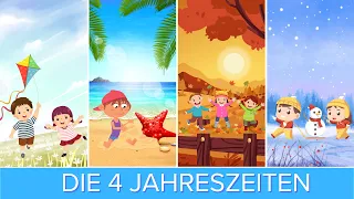 Die 4 Jahreszeiten | Learn the 4 seasons in German | KidsGerman | Learn German