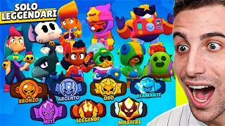 Gioco con SOLO Brawler LEGGENDARI in RANKED! Brawl Stars ITA!