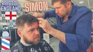 💈Haircut & Beard Trim by Iraqi Kurdistan Barber ‘Simon’ in Bristol, England 🏴󠁧󠁢󠁥󠁮󠁧󠁿 ASMR