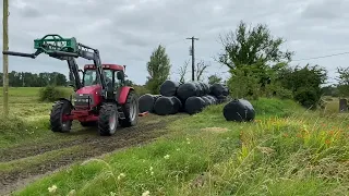 Wet conditions for silage 2023 - silage salvage