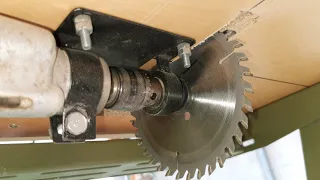 How to Make a Table Saw at Home   Drill powered