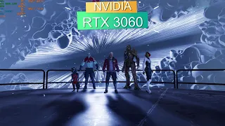 BENCHMARK Marvel's Guardians of the Galaxy RTX 3060 12GB + i5 13600KF 3840 x 2160 UHD 4K