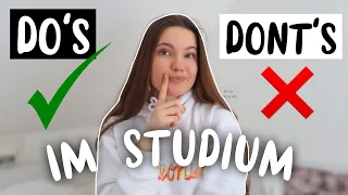 DO´S AND DONT´S im STUDIUM// Tipps für Erstis, neues Semester