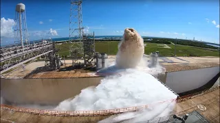 Launch Pad Water Deluge System Test at NASA Kennedy Space Center #shorts