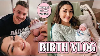 BIRTH VLOG | INDUCTION AT 40+ WEEKS | long labor but *positive* experience