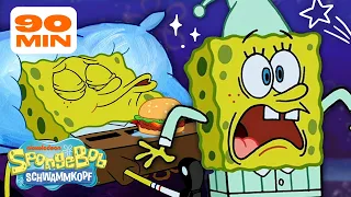 SpongeBob | 90 MINUTEN NÄCHTLICHE Abenteuer mit SpongeBob| SpongeBob Schwammkopf