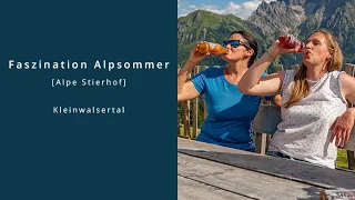 Faszination Alpsommer - auf der Alpe Stierhof im Kleinwalsertal