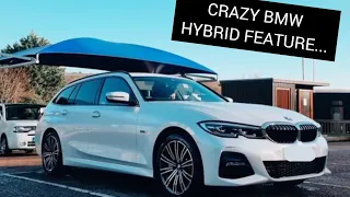 Awesome BMW Hybrid Feature! (2021 330e) #shorts