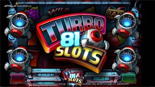 Turbo Slots 81 - Apollo Games - Výhra 240X - BIGWIN