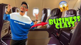 Nischay ki first business class flight ✈️