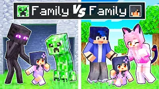 Minecraft MOB Family vs NORMAL Family!