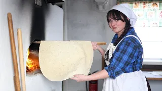 Making Bread in a Traditional Bakery ASMR Tuttul