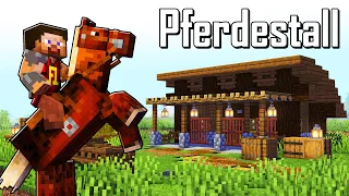 Minecraft Pferdestall bauen deutsch 🐴 Pferdestall in Minecraft bauen
