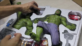 [Unboxing] King Arts 1/9 Hulk & Hulkbuster Jackhammer arm !