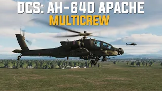 DCS World: AH-64D Apache || Multicrew || Learning the CPG Seat Ft. @CasmoTV