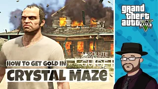 How to get Gold in GTA 5 Mission Crystal Maze Walkthrough | GTA5 Mission Crystal Maze Tutorial