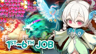 MapleStory Lynn 1st~6th Job Skills + Bossing Showcase